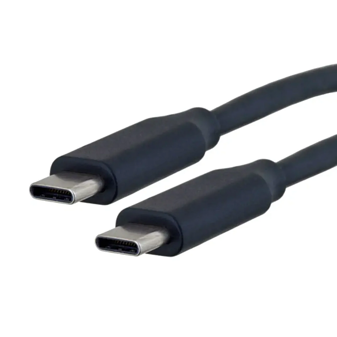 1 Meter Heavy-Duty Dual Usb-C Programming & Power Cord, Reversible Double-End Type-C Cable For Portable Radio Configuration & Fast Charging