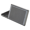 Mini Foldable Wireless Conference Speakerphone, Dual Mic Portable Voice Call Audio Unit With Intelligent Noise Suppression And Boosted Sound Mode