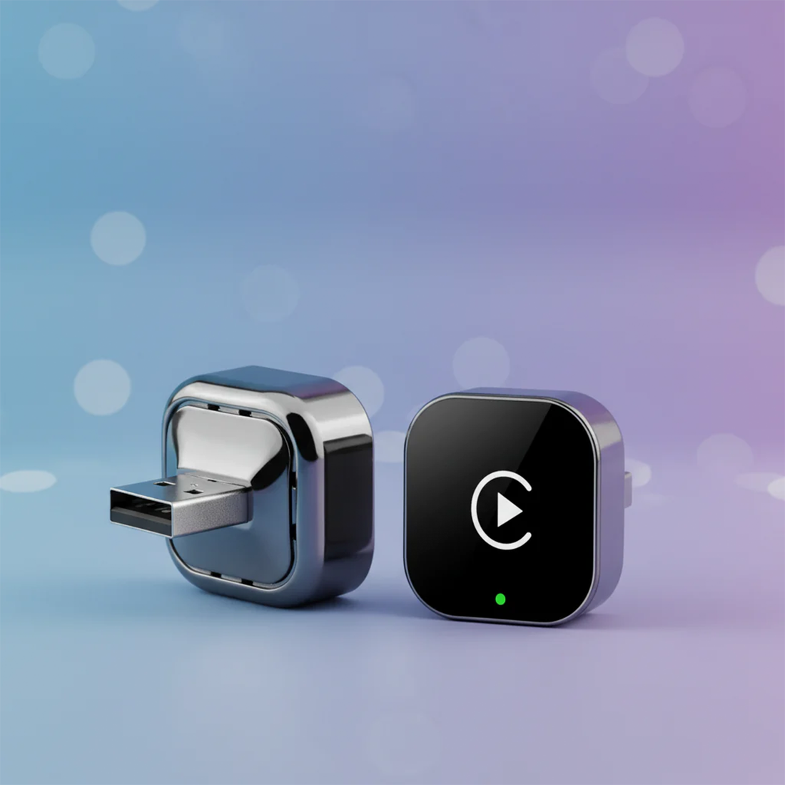 Bluetooth Dual Connection Wireless Vehicle Infotainment Dongle, Plug-And-Play Wired To Wireless Car Media Converter