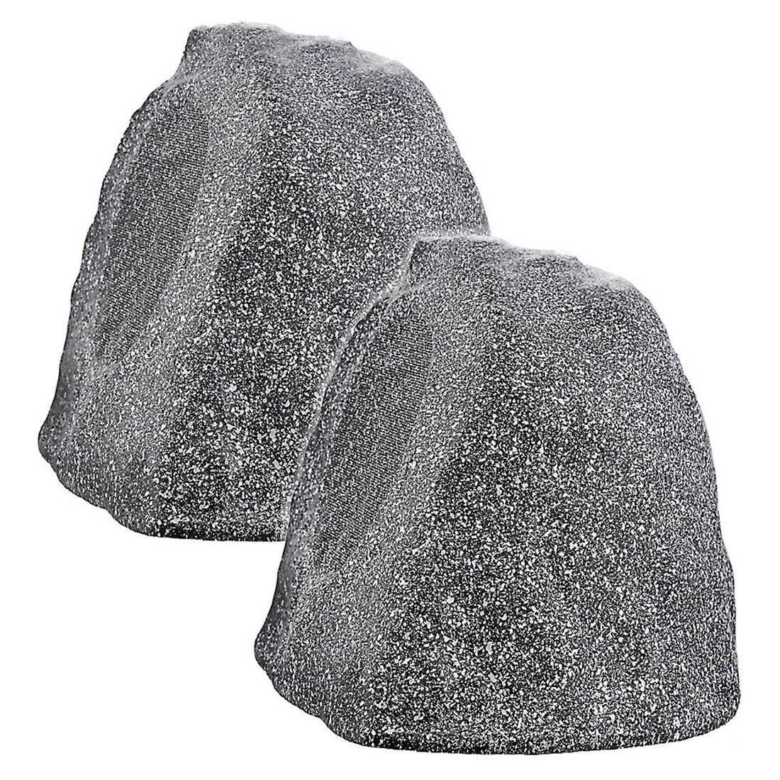 Dual All-Weather Landscape Rock Bluetooth Speaker Set, Wireless Outdoor Stereo Audio Pair With Active-Passive Channel Layout