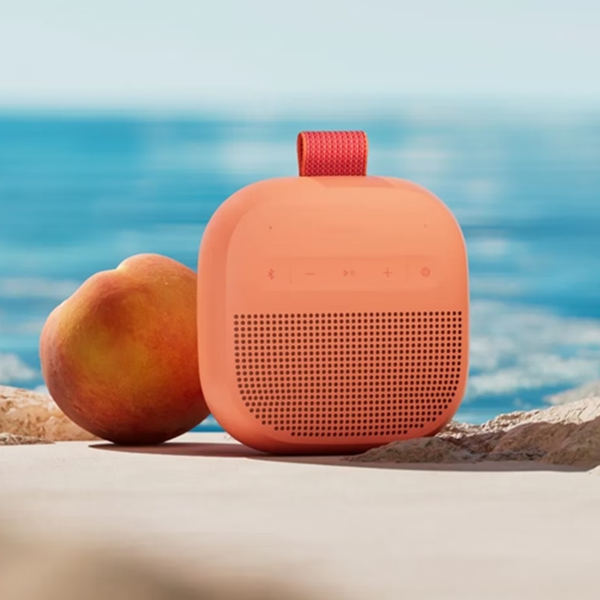 Compact Clip-On Wireless Outdoor Audio Speaker, Palm-Sized Long Playback Portable Bluetooth Sound Device With Multi-Color Options