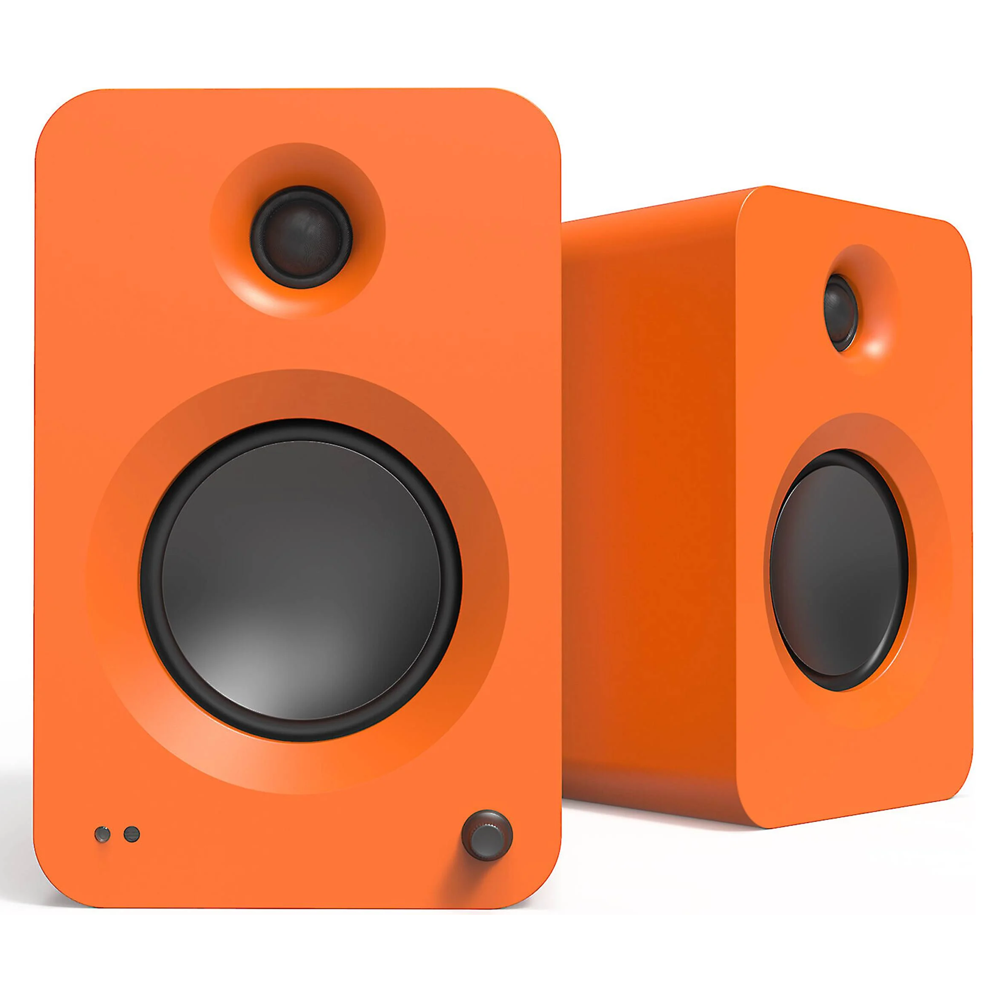Dual Active Two-Way Desktop Stereo Speaker Pair, Wireless Bluetooth Enabled Powered Monitor Speakers With Full Tone Adjustment And Multi-Input Support