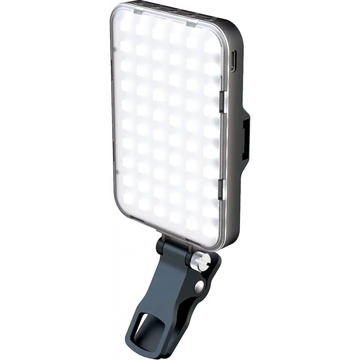 Portable Bi-Color Led Clip-On Fill Light Panel, Rechargeable Pocket Video Lighting Kit With Dual Mount Brackets