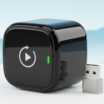 Bluetooth Dual Connection Wireless Vehicle Infotainment Dongle, Plug-And-Play Wired To Wireless Car Media Converter